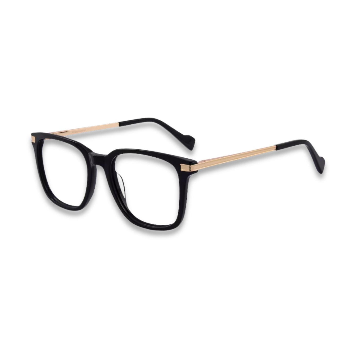 Solid black wayfarer