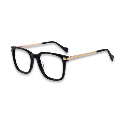 Solid black wayfarer