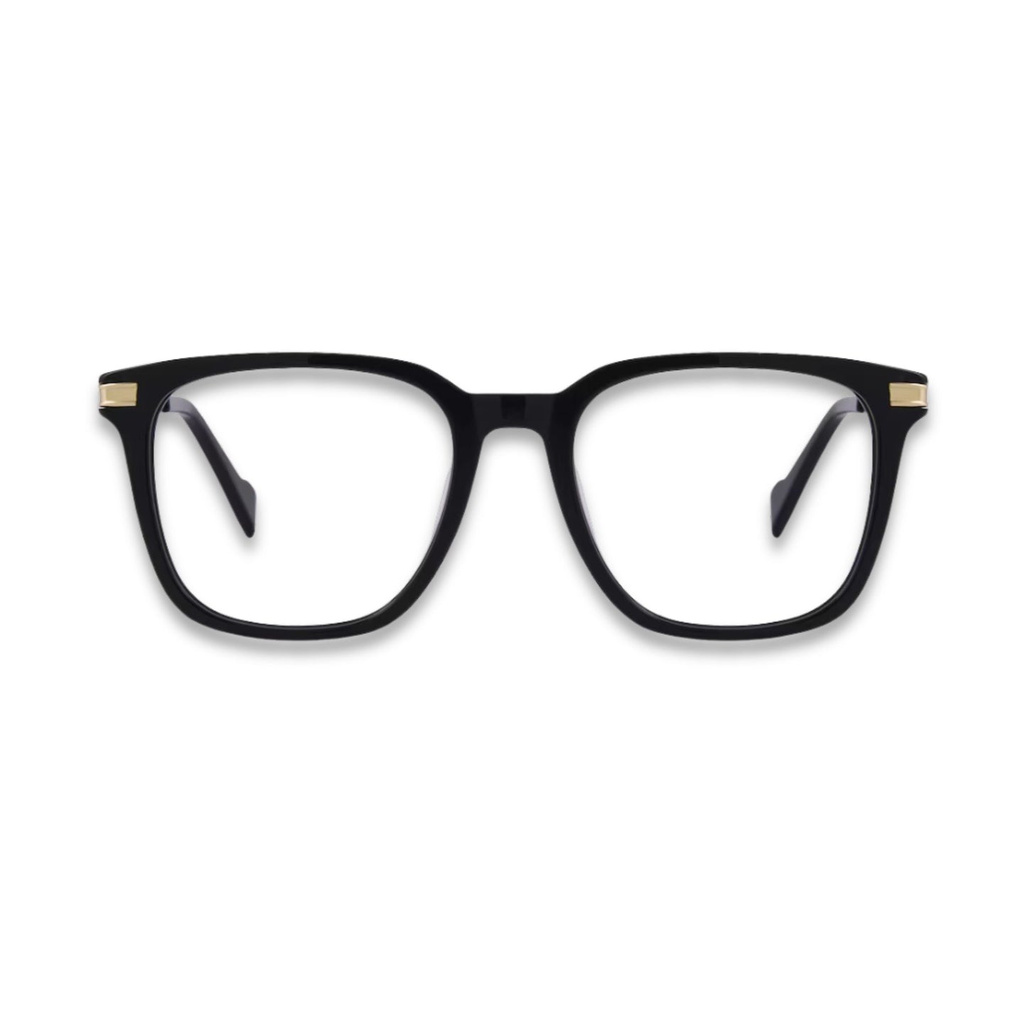 Solid black wayfarer