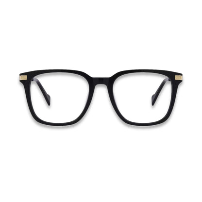 Solid black wayfarer