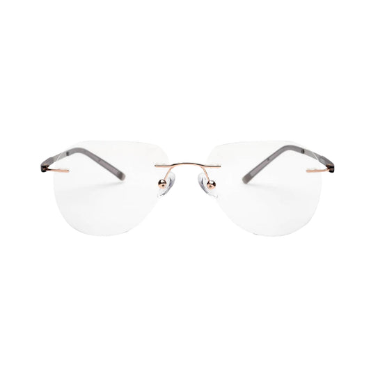 Rimless aviator